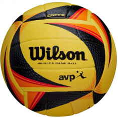 Mingi de volei Wilson OPTX AVP Replica Game Volleyball WTH01020XB galben foto