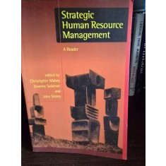 STRATEGIC HUMAN RESOURCE MANAGEMENT - A. READER