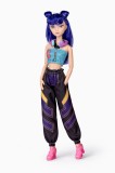 Papusa muzicala 30 cm Kpop Demon Hunters K-pop Demon Hunters Vanatorii de Demoni - Zoey