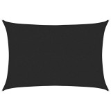 Cumpara ieftin Panza parasolar, negru, 2,5x4 m, HDPE, 160 g/m&sup2;