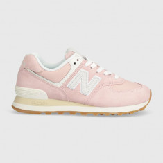 New Balance sneakers 574 culoarea roz, WL574QE2