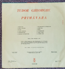 Tudor Gheorghe Primavara, disc vinil foto