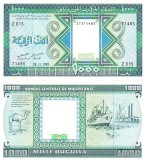 Bancnota Mauritania 1000 Ouguiya 1989 P-111.5a UNC, Africa