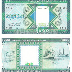 Mauritania 1 000 1000 Ouguiya 1989 P-111.5a UNC