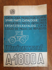 Catalogul pieselor de schimb Tractor Universal A 1800 A UTB / R7P5 foto