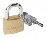 Lacat Alama 40mm Industrial LOCKplus Tolsen, Stut Otel Cromat, Dublu Bolt + 2 Chei