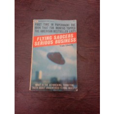 Flying saucers, serious business - Frank Edwards (carte in limba engleza)