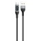 Dudao USB - Cablu de incarcare rapida USB tip C PD 66W 1m negru (L7Max)
