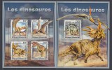Cumpara ieftin Africa Centrala 2017 - DINOZAURI - BL + KB - MNH