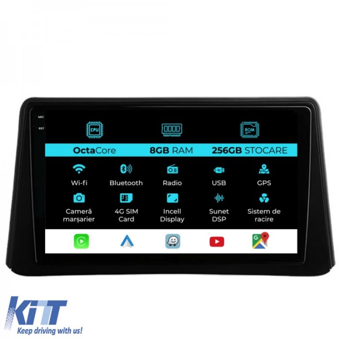 Navigatie Dedicata Opel Mokka (2012 - 2016), 9 Inch, 8Gb Ram, 256Gb stocare, Carplay Performance AutoTuning