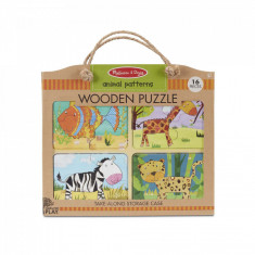 Primul meu puzzle eco din lemn Animalele - Melissa &amp;amp; Doug foto