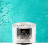 Vopsea Decorativă Perla Luxury Turcoaz Deschis 0,5L cu fulgi perlați-Toro Decor