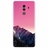 Husa silicon pentru Huawei Mate 10, Mountain Peak Pink Gradient Effect