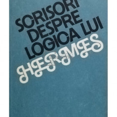 Constantin Noica - Scrisori despre logica lui Hermes (editia 1986)