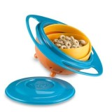 Castron Copii Antirasturnare Gyro Bowl, Vesela Hranire Bebe, Plastic Moale, Curatare Usoara