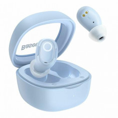 Casti wireless Baseus Bowie WM02, Bluetooth 5.3, Microfon (Albastru deschis)