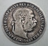 F.463 AUSTRIA FRANZ JOSEPH 1 CORONA 1893 ARGINT