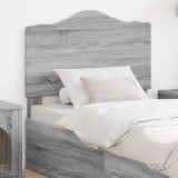 vidaXL Tăblie cap cu headboard Gri Sonoma 100 cm Lemn compozit 888040
