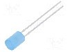 Dioda LED 5mm, albastru, plat, 2.6...3.6V, LUCKYLIGHT - LL-504BD2Q-B4-2B