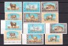 Iordania 1967 fauna MI 669-674 A+B MNH w62, Nestampilat
