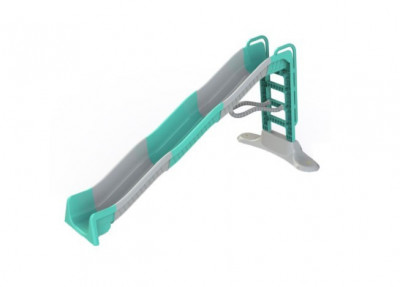 Tobogan MyKids Mega 01450/4 Gri Turquoise, ideal pentru curte sau gradina foto