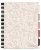 Caiet cu Spirala si Separatoare Strigo Pads Project Book Floral A4, Matematica, Crem