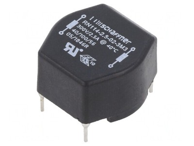 Inductor bobinat THT 3,3mH 2,5A 72m&amp;Omega; foto