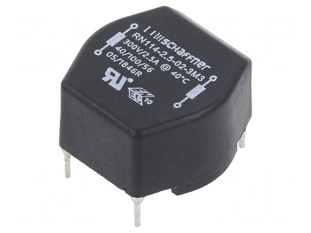 Inductor bobinat THT 3,3mH 2,5A 72m&Omega;