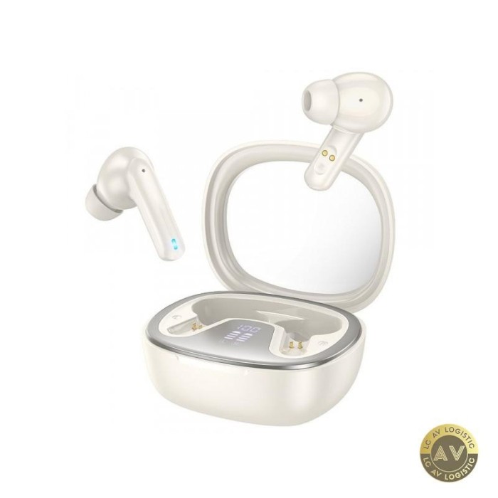 Handsfree Bluetooth HOCO Shadow EQ6 TWS Alb