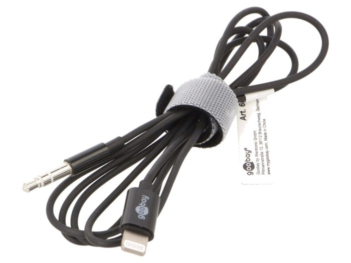 Cablu Apple Lightning la Jack 3.5mm