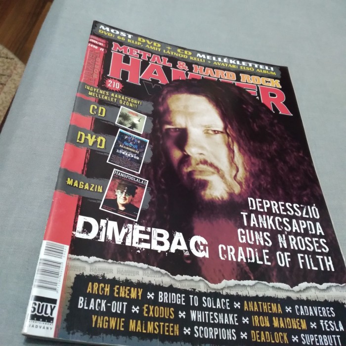 REVISTA METAL HAMMER &amp; HARD ROCK NR. 210