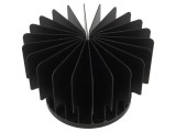 Radiator LED Negru Aluminiu Anodizat 70mm