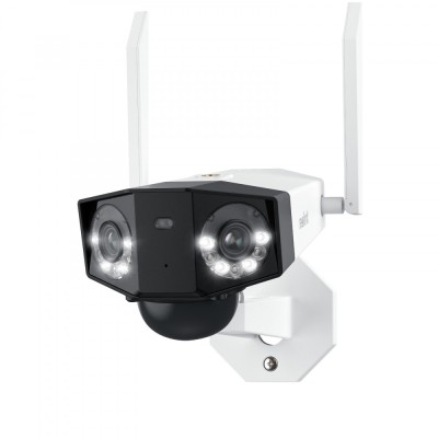 Camera de supraveghere 4G - LTE, Reolink DUO 2 G750, baterie reincarcabila, detectare Persoana/Vehicul, rezolutie 6MP, unghi vizualizare diagonal 180&amp;deg; foto