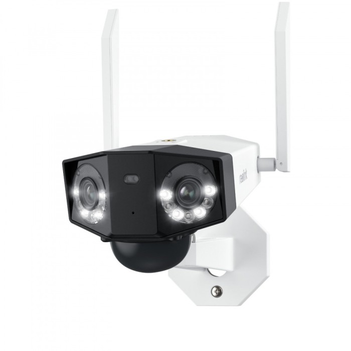 Camera de supraveghere 4G - LTE, Reolink DUO 2 G750, baterie reincarcabila, detectare Persoana/Vehicul, rezolutie 6MP, unghi vizualizare diagonal 180&deg;