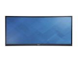 Cumpara ieftin Monitor Curbat LED Dell UltraSharp 34&quot;, HDMI, DisplayPort, 4xUSB 3.0, Negru, U3415W