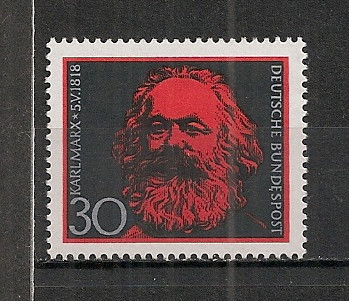 Germania.1968 150 ani nastere K.Marx-filozof MG.232 foto