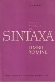 V. Serban - Curs practic de sintaxa a limbii romane