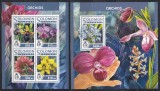 Solomon 2017 - Orhidee, Colita + Bloc, MNH