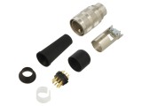 Conector M16 tată 12 pini, pe cablu