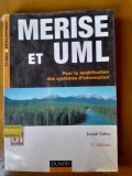 Merise et UML, pour la modelisation des systemes d,information - Joseph Gabay (carte in limba franceza)