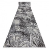 Traversa MATEO 8035/644 Modern frunze de palmier - structural gri, 80 cm