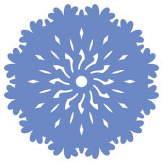 Sticker decorativ, Mandala, Albastru, 60 cm, 7220ST-1 foto