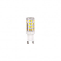 Bec LED 5W, soclu G9, lumina neutra 4000K, 380 lumeni, ceramica, clasa rezistenta IP20