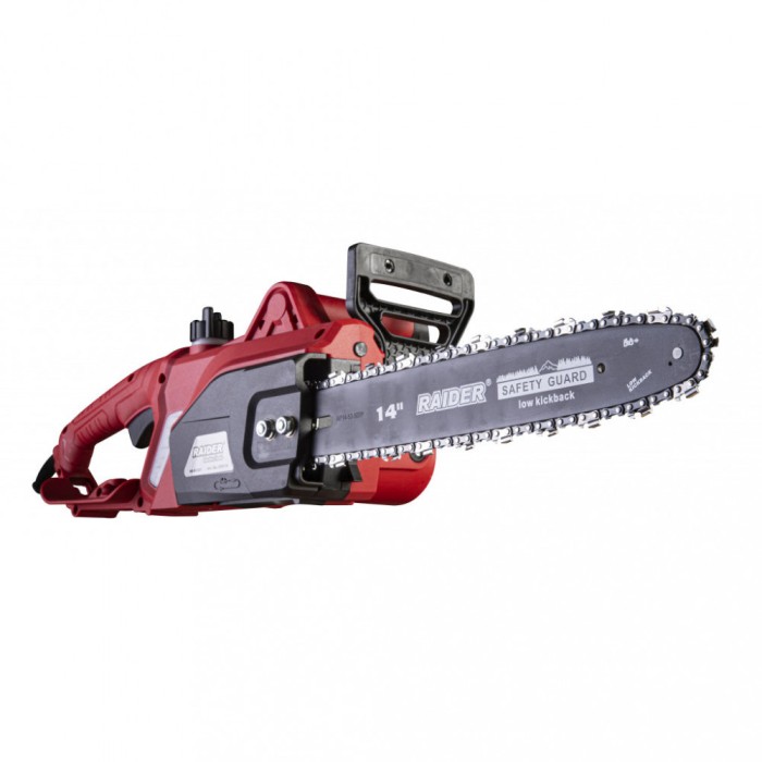 Fierastrau cu lant electric 355mm (14&quot;) 1800W 3/8&quot;.050&quot; (1.3mm) 52 RD-ECS21, Raider, 075115