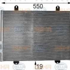 Condensator / Radiator aer conditionat RENAULT CLIO II (BB0/1/2, CB0/1/2) (1998 - 2005) HELLA 8FC 351 037-541