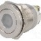 Intrerupator anti-vandalism, OFF-(ON), &Oslash;19mm, ONPOW - GQ19PF-10D/Y/12V/S