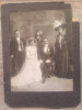 Nuntasi de la inceputul sec. XX// fotografie pe carton, romaneasca