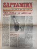 Almanah Saptamana nr. 33 editia 1989 format 13x20 cm limba romana coperti brosate 8 pagini