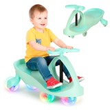 Cumpara ieftin Masinuta pentru copii, fara pedale, maner ghidare, greutate maxima suportata 80 kg, 40 x 29.5 x 79.5 cm, turcoaz