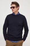 Cumpara ieftin BOSS pulover de bumbac culoarea bleumarin, light 50506023
